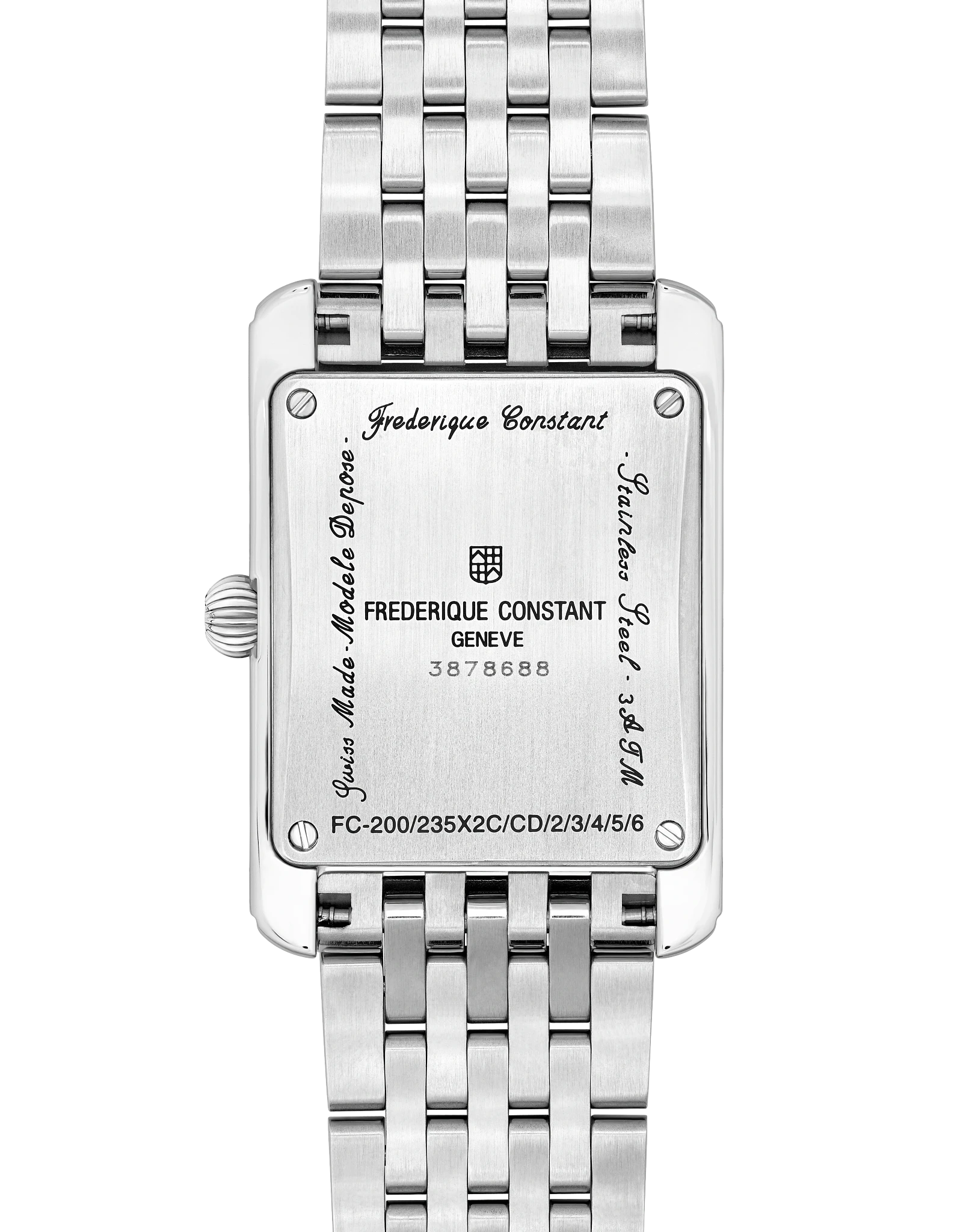 Classics Carrée Small Seconds Watch FC-235S2C6B | Frederique Constant